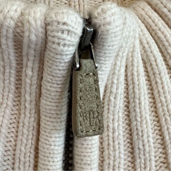 Lauren Ralph Lauren Womens Ribbed Knit Cardigan Sweater Sz 1X Minimalist Preppy - Picture 6 of 11
